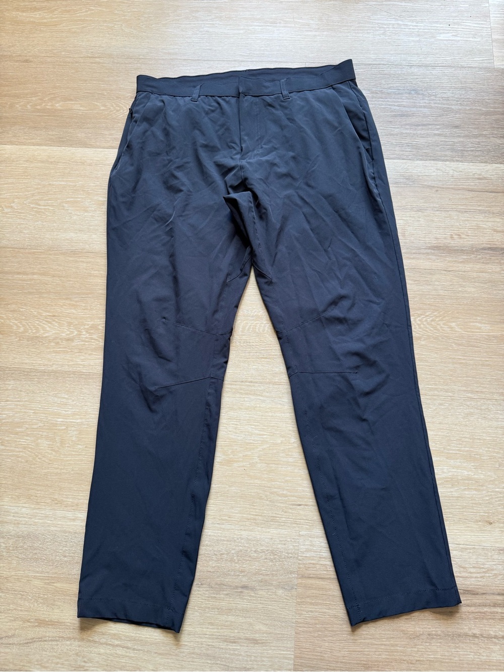 Fabletics Men's Black Dress Pants - Slim Tech Trouser